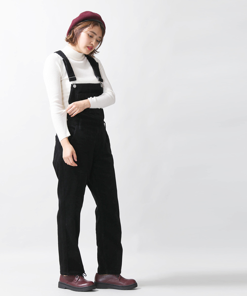 WEGO(ウィゴー)の「WEGO/コーデュロイオーバーオール(サロペット/オーバーオール・レディース・ブラウン/アイボリー/ブラック・FREE)」の11枚目の写真