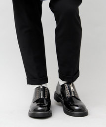 glabella（グラベラ）の「【glabella/グラベラ】 拘りシルエット / フロントジップ オックスフォードシューズ / ポストマンシューズ（ドレスシューズ・メンズ）」