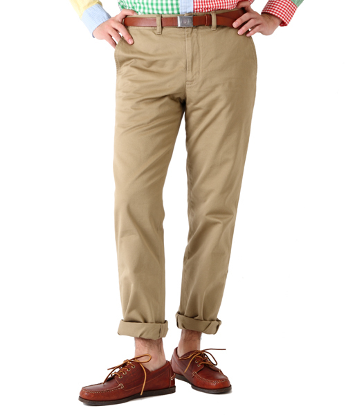 BEAMS PLUS（ビームスプラス）の「BEAMS PLUS / プレーンフロント チノトラウザーズ（チノパンツ・メンズ・カーキ・MEDIUM/SMALL/X-LARGE/LARGE）」の11枚目の写真