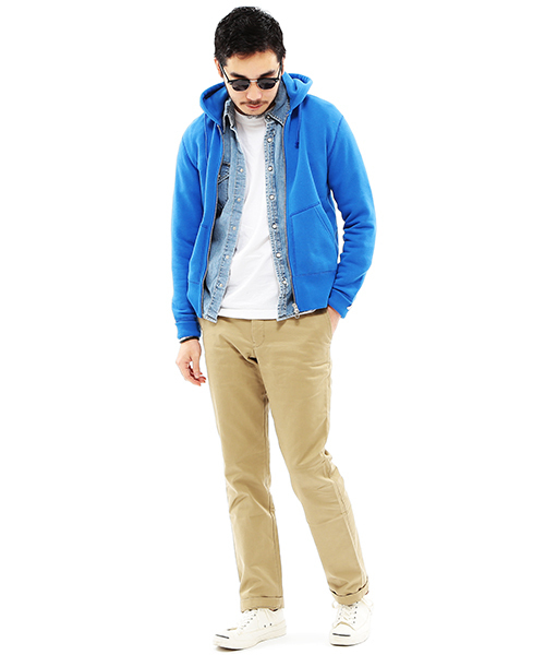 BEAMS PLUS（ビームスプラス）の「BEAMS PLUS / プレーンフロント チノトラウザーズ（チノパンツ・メンズ・カーキ・MEDIUM/SMALL/X-LARGE/LARGE）」の15枚目の写真