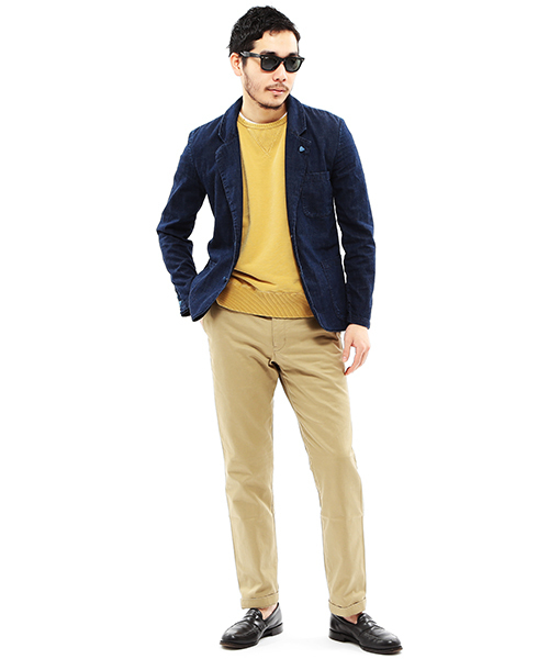 BEAMS PLUS（ビームスプラス）の「BEAMS PLUS / プレーンフロント チノトラウザーズ（チノパンツ・メンズ・カーキ・MEDIUM/SMALL/X-LARGE/LARGE）」の12枚目の写真