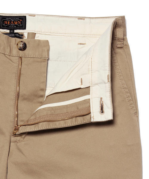 BEAMS PLUS（ビームスプラス）の「BEAMS PLUS / プレーンフロント チノトラウザーズ（チノパンツ・メンズ・カーキ・MEDIUM/SMALL/X-LARGE/LARGE）」の17枚目の写真