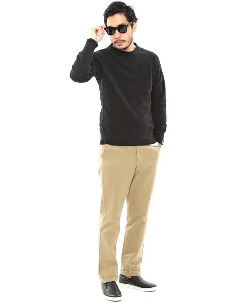 BEAMS PLUS（ビームスプラス）の「BEAMS PLUS / プレーンフロント チノトラウザーズ（チノパンツ・メンズ・カーキ・MEDIUM/SMALL/X-LARGE/LARGE）」の21枚目の写真