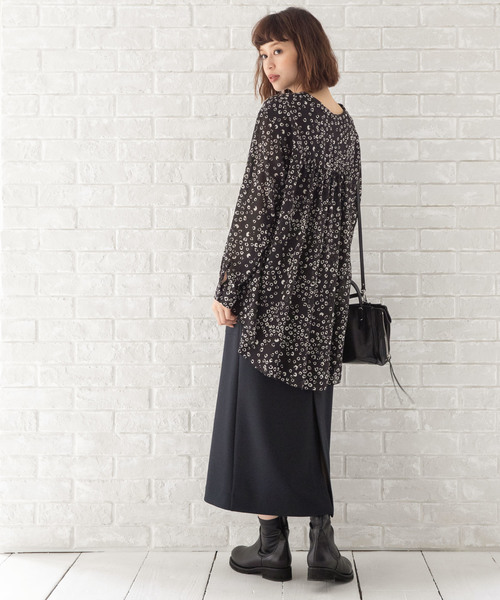 Munich（ミューニック）の「"Munichオリジナルプリント"バックギャザーブラウス（シャツ/ブラウス・レディース・その他/レオパード/ドット・FREE）」の17枚目の写真