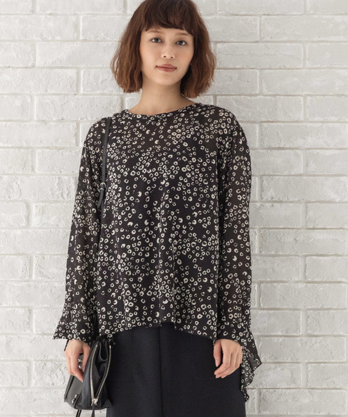 Munich（ミューニック）の「"Munichオリジナルプリント"バックギャザーブラウス（シャツ/ブラウス・レディース・その他/レオパード/ドット・FREE）」の18枚目の写真