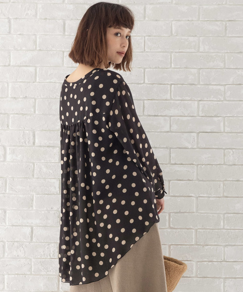 Munich（ミューニック）の「"Munichオリジナルプリント"バックギャザーブラウス（シャツ/ブラウス・レディース・その他/レオパード/ドット・FREE）」の20枚目の写真