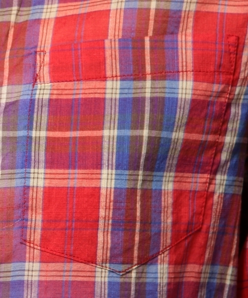 Another Edition(アナザーエディション)の「AE CHK REG SHT(シャツ/ブラウス・レディース・レッド/ネイビー・フリー)」の7枚目の写真