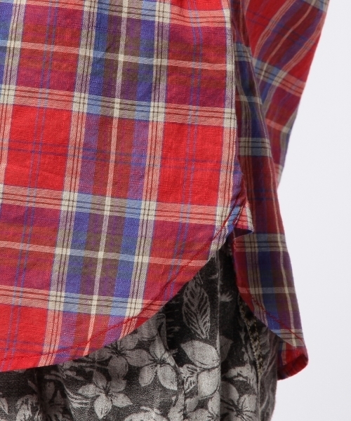 Another Edition(アナザーエディション)の「AE CHK REG SHT(シャツ/ブラウス・レディース・レッド/ネイビー・フリー)」の10枚目の写真