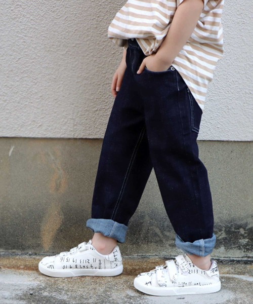 antiqua（アンティカ）の「ヴィンテージ感のある！抜群のストレッチジーンズ（デニムパンツ・キッズ・ブルー系その他/ノンウォッシュ・4/3/5）」の15枚目の写真