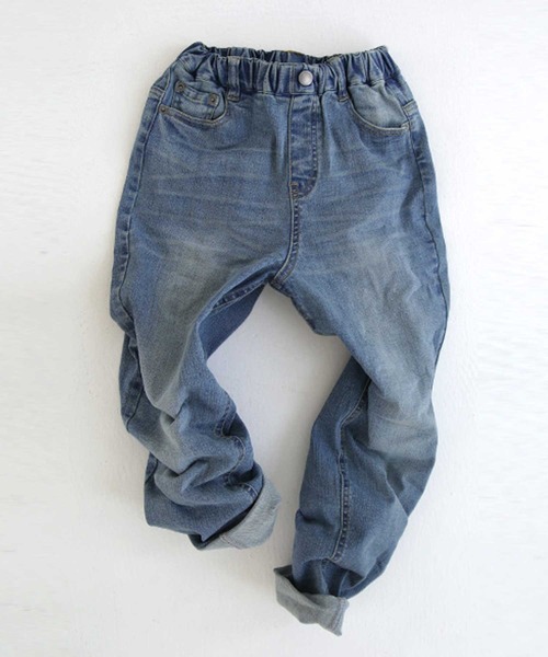 antiqua（アンティカ）の「ヴィンテージ感のある！抜群のストレッチジーンズ（デニムパンツ・キッズ・ブルー系その他/ノンウォッシュ・4/3/5）」の13枚目の写真