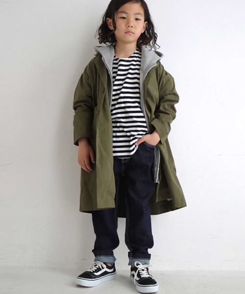 antiqua（アンティカ）の「ヴィンテージ感のある！抜群のストレッチジーンズ（デニムパンツ・キッズ・ブルー系その他/ノンウォッシュ・4/3/5）」の17枚目の写真