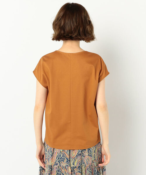 NOLLEY’S(ノーリーズ)の「モクロディ裾ギャザープルオーバーカットソー(Tシャツ/カットソー・レディース・ブラック/キャメル/ホワイト/グリーン・38)」の19枚目の写真