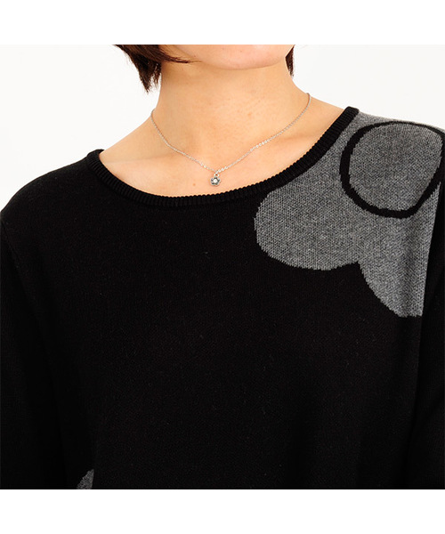 MARY QUANT（マリークワント）の「ラメエポビジューデイジー ネックレス（ネックレス・レディース・シルバー/ゴールド/ピンクゴールド・FREE）」の4枚目の写真