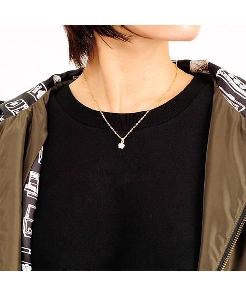 MARY QUANT（マリークワント）の「ラメエポビジューデイジー ネックレス（ネックレス・レディース・シルバー/ゴールド/ピンクゴールド・FREE）」の5枚目の写真