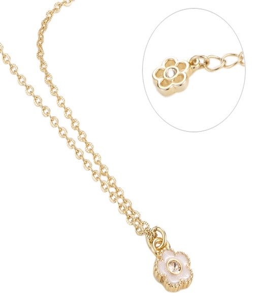 MARY QUANT（マリークワント）の「ラメエポビジューデイジー ネックレス（ネックレス・レディース・シルバー/ゴールド/ピンクゴールド・FREE）」の11枚目の写真