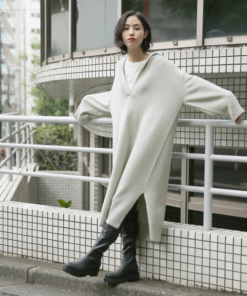 LOWRYS FARM（ローリーズファーム）の「イタリーフードワンピース　840734（ワンピース・レディース・グレー/ブラウン/ブラック・FREE）」の7枚目の写真