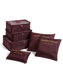 Lace Ladies（レースレディース）の「トラベルポーチ・バッグインバッグ・収納袋6点セット（トラベルグッズ）」