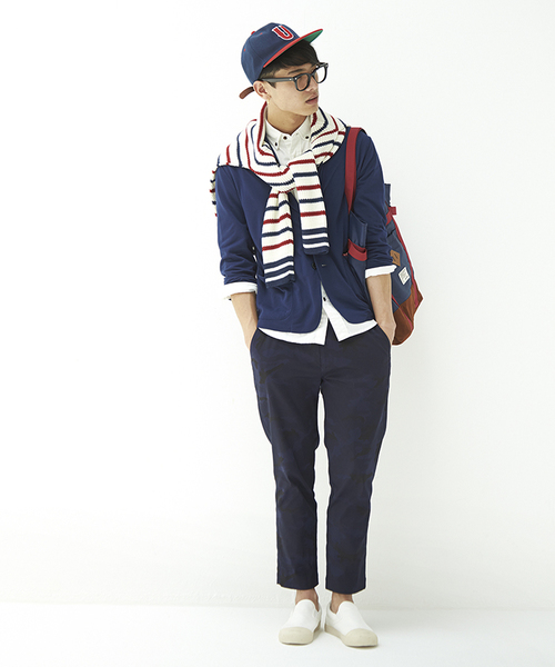 WEGO（ウィゴー）の「WEGO/カモフラアンクルトラウザー（スラックス・メンズ・ブラウン/ネイビー・LARGE/MEDIUM）」の11枚目の写真