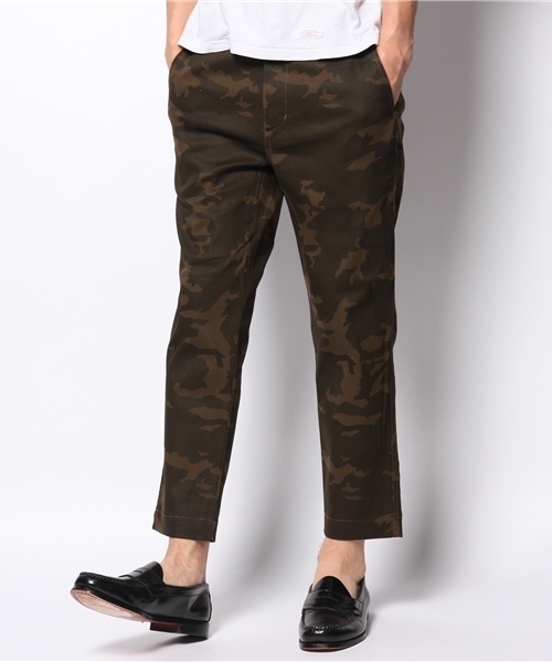 WEGO（ウィゴー）の「WEGO/カモフラアンクルトラウザー（スラックス・メンズ・ブラウン/ネイビー・LARGE/MEDIUM）」の14枚目の写真