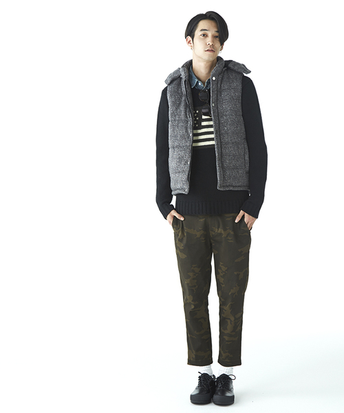 WEGO（ウィゴー）の「WEGO/カモフラアンクルトラウザー（スラックス・メンズ・ブラウン/ネイビー・LARGE/MEDIUM）」の15枚目の写真