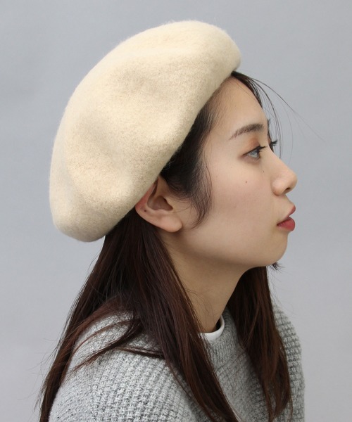 HIDETRADING PRODUCT】 ウール100％ フェルト ベレー帽（ハンチング