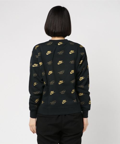 NIKE(ナイキ)の「NIKE/ナイキ ウィメンズ BB BFF SHINE クルー(スウェット・レディース・ブラック/グレー・M/L/S/XL/XS)」の4枚目の写真