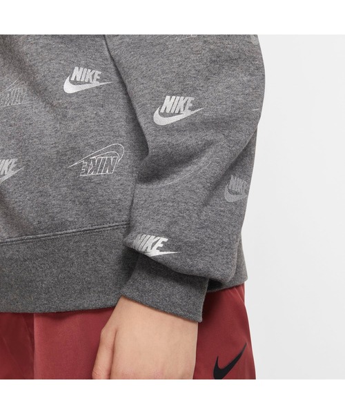 NIKE(ナイキ)の「NIKE/ナイキ ウィメンズ BB BFF SHINE クルー(スウェット・レディース・ブラック/グレー・M/L/S/XL/XS)」の7枚目の写真