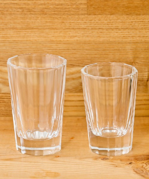 松野屋 飲み屋の厚口グラス コップ クリア 大（グラス/マグカップ