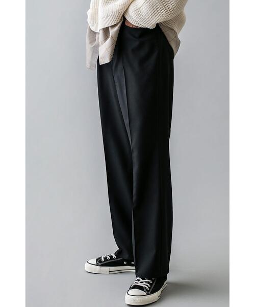 MONKEY TIME（モンキータイム）の「＜monkey time＞ TW TWILL TROUSER/トラウザーズ（スラックス・メンズ・ナチュラル/ブラック・S/L/M）」の4枚目の写真