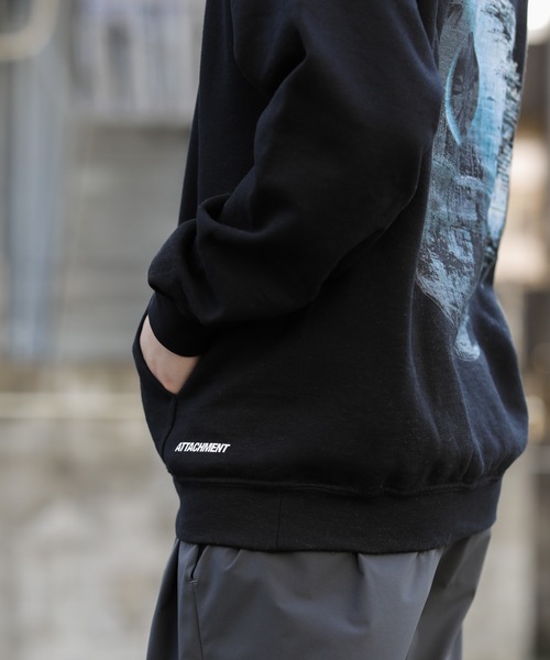 ATTACHMENT（アタッチメント）の「HOODED SWEATSHIRT(Star Destroyer)（パーカー・メンズ・ブラック・1）」の12枚目の写真