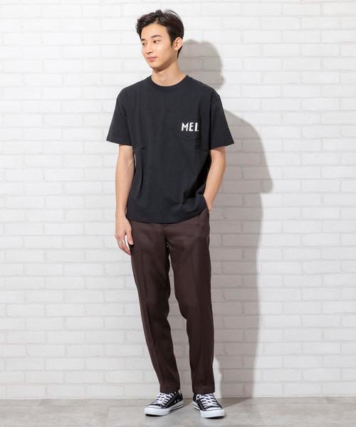 coen（コーエン）の「ポリツイルテーパードパンツ（その他パンツ・メンズ・ブラック/ダークブラウン・LARGE/SMALL/MEDIUM/X-LARGE）」の8枚目の写真