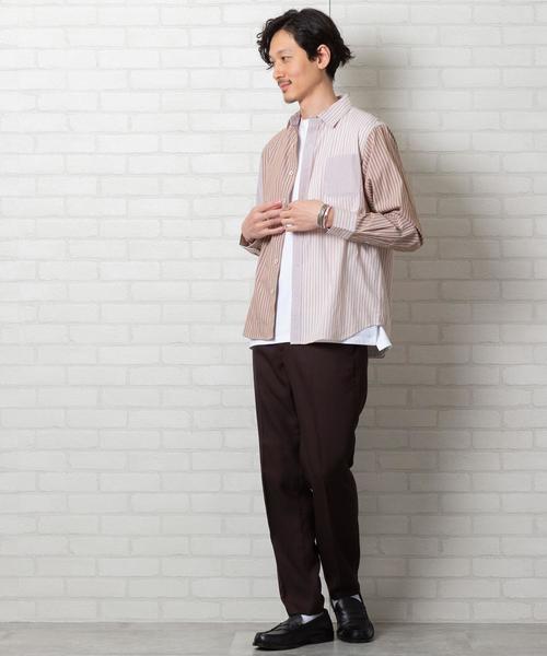 coen（コーエン）の「ポリツイルテーパードパンツ（その他パンツ・メンズ・ブラック/ダークブラウン・LARGE/SMALL/MEDIUM/X-LARGE）」の22枚目の写真