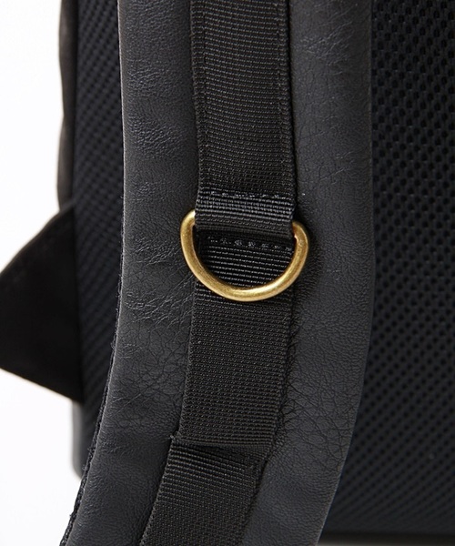 WEGO（ウィゴー）の「WEGO/フェイクレザーコンビバックパック（バックパック/リュック・メンズ・ブラック/グレー/ブルー・FREE）」の12枚目の写真