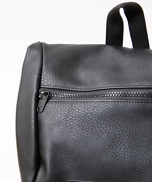 WEGO（ウィゴー）の「WEGO/フェイクレザーコンビバックパック（バックパック/リュック・メンズ・ブラック/グレー/ブルー・FREE）」の14枚目の写真