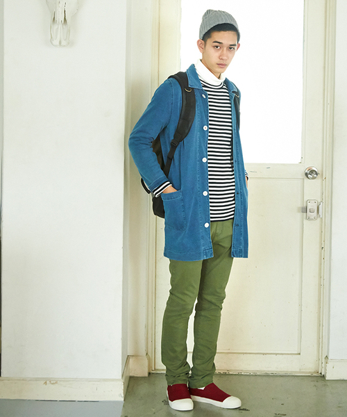 WEGO（ウィゴー）の「WEGO/フェイクレザーコンビバックパック（バックパック/リュック・メンズ・ブラック/グレー/ブルー・FREE）」の15枚目の写真