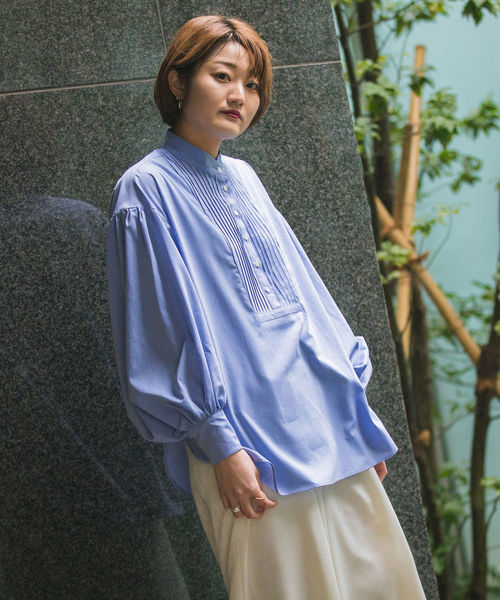 SHIPS - SHIPS ピンタックボリュームブラウス SHIPS（シップス）の「SHOP PRESSピンタックボリュームブラウス