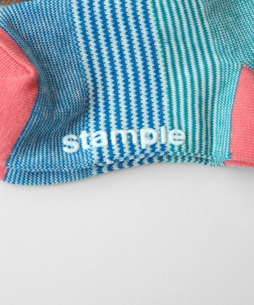 stample（スタンプル）の「71753　ミニボーダーアンクルソックス　3足組（ソックス/靴下・キッズ・A・S/M/L/LL）」の4枚目の写真