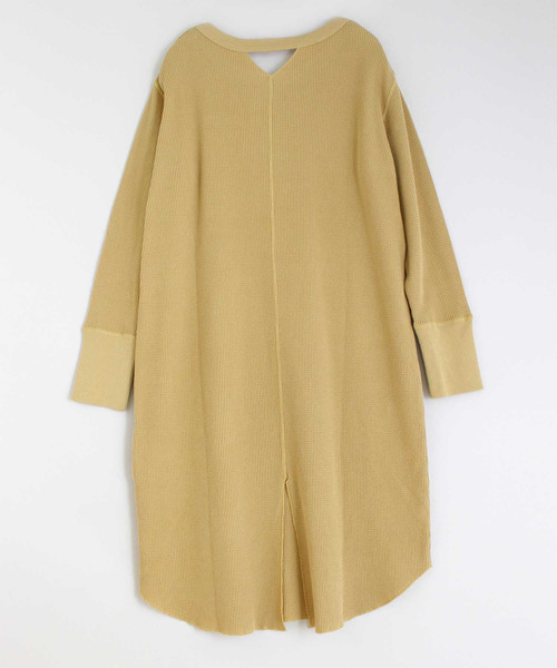 RNA-N(アールエヌエーエヌ)の「M1378 21OEワッフルワンピース(ワンピース・レディース・キナリ/ターメリック/スミクロ・MEDIUM)」の13枚目の写真