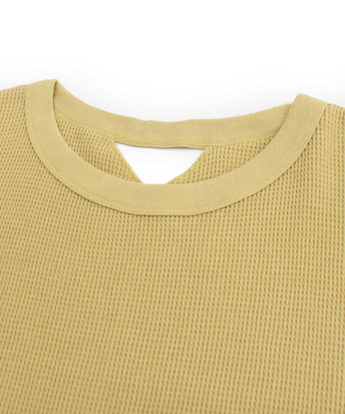 RNA-N(アールエヌエーエヌ)の「M1378 21OEワッフルワンピース(ワンピース・レディース・キナリ/ターメリック/スミクロ・MEDIUM)」の11枚目の写真