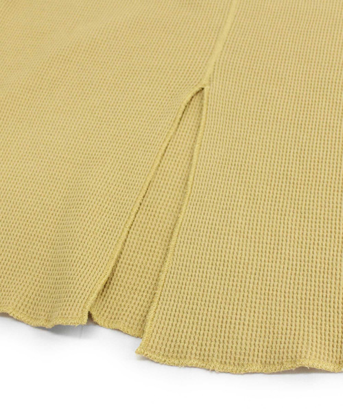 RNA-N(アールエヌエーエヌ)の「M1378 21OEワッフルワンピース(ワンピース・レディース・キナリ/ターメリック/スミクロ・MEDIUM)」の10枚目の写真