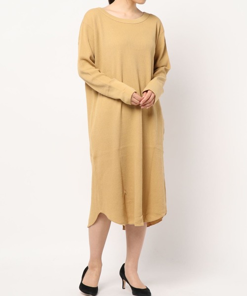 RNA-N(アールエヌエーエヌ)の「M1378 21OEワッフルワンピース(ワンピース・レディース・キナリ/ターメリック/スミクロ・MEDIUM)」の16枚目の写真