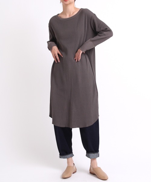 RNA-N(アールエヌエーエヌ)の「M1378 21OEワッフルワンピース(ワンピース・レディース・キナリ/ターメリック/スミクロ・MEDIUM)」の19枚目の写真