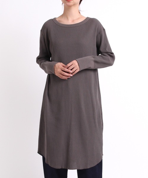 RNA-N(アールエヌエーエヌ)の「M1378 21OEワッフルワンピース(ワンピース・レディース・キナリ/ターメリック/スミクロ・MEDIUM)」の17枚目の写真