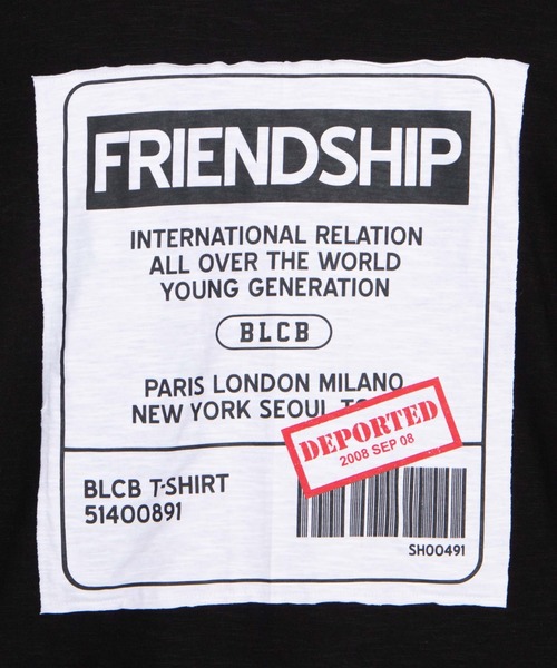 DING（ディング）の「DING/FRIENDSHIPビッグシルエットロンT（Tシャツ/カットソー・レディース・オレンジ/ブラック・FREE）」の10枚目の写真