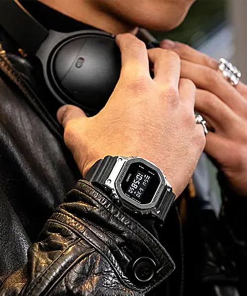 【新品未使用】CASIO G-SHOCK デジタル/GMー5600ー1JF G shock] 5600 series / Metal bezel / GM-5600RW-1JF – GQ SHOP