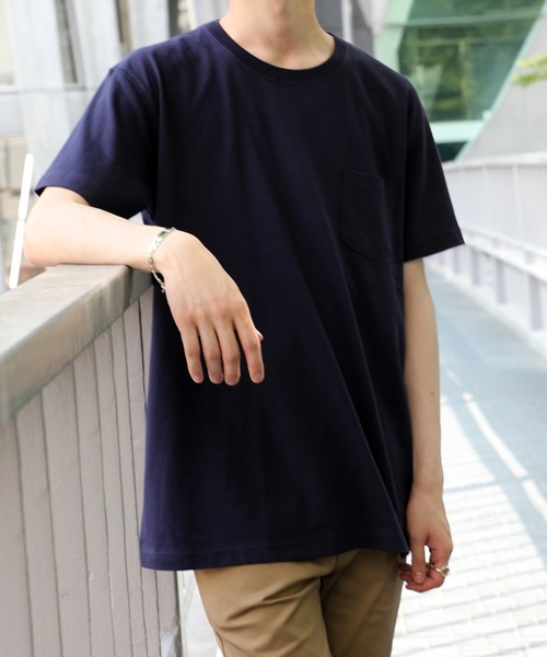 United Athle（ユナイテッドアスレ）の「【United Athle】7.1オンス マグナム ヘビーウェイト ショートスリーブ ポケットTシャツ 半袖無地Tシャツ ポケT ベーシック 極厚手 ※4253（Tシャツ/カットソー・メンズ・ホワイト/ブラック/グレー/ネイビー・S/M/L/XL）」の6枚目の写真