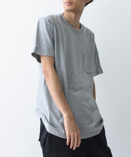 United Athle（ユナイテッドアスレ）の「【United Athle】7.1オンス マグナム ヘビーウェイト ショートスリーブ ポケットTシャツ 半袖無地Tシャツ ポケT ベーシック 極厚手 ※4253（Tシャツ/カットソー・メンズ・ホワイト/ブラック/グレー/ネイビー・S/M/L/XL）」の12枚目の写真