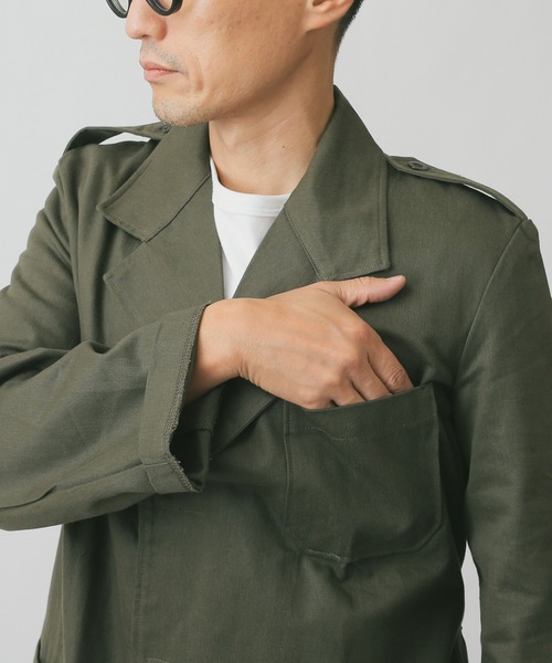 実物 新品 デッドストック オランダ軍 スモックコート