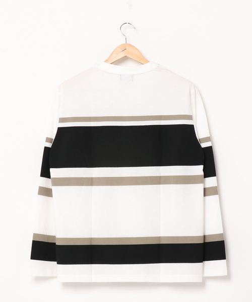 Confirm(コンファーム)の「Confirm / コンファーム 代わり編みマルチロンT(Tシャツ/カットソー・メンズ・ベージュ/ネイビー/グレー/ワイン・M/L)」の6枚目の写真