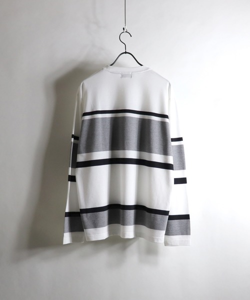Confirm(コンファーム)の「Confirm / コンファーム 代わり編みマルチロンT(Tシャツ/カットソー・メンズ・ベージュ/ネイビー/グレー/ワイン・M/L)」の7枚目の写真
